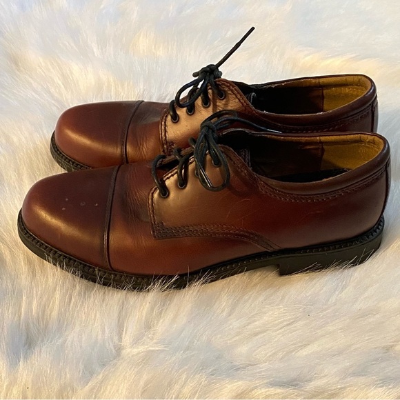 Nunn Bush Shoes Mens Size 11Wide Dress Lace Up Office They Have Peeling … - Picture 4 of 11